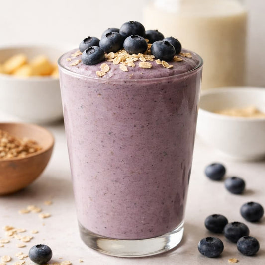 Matcha Lemon Blueberry Smoothie