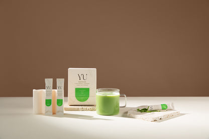Yu Organic Ceremonial Grade Matcha in a Mug