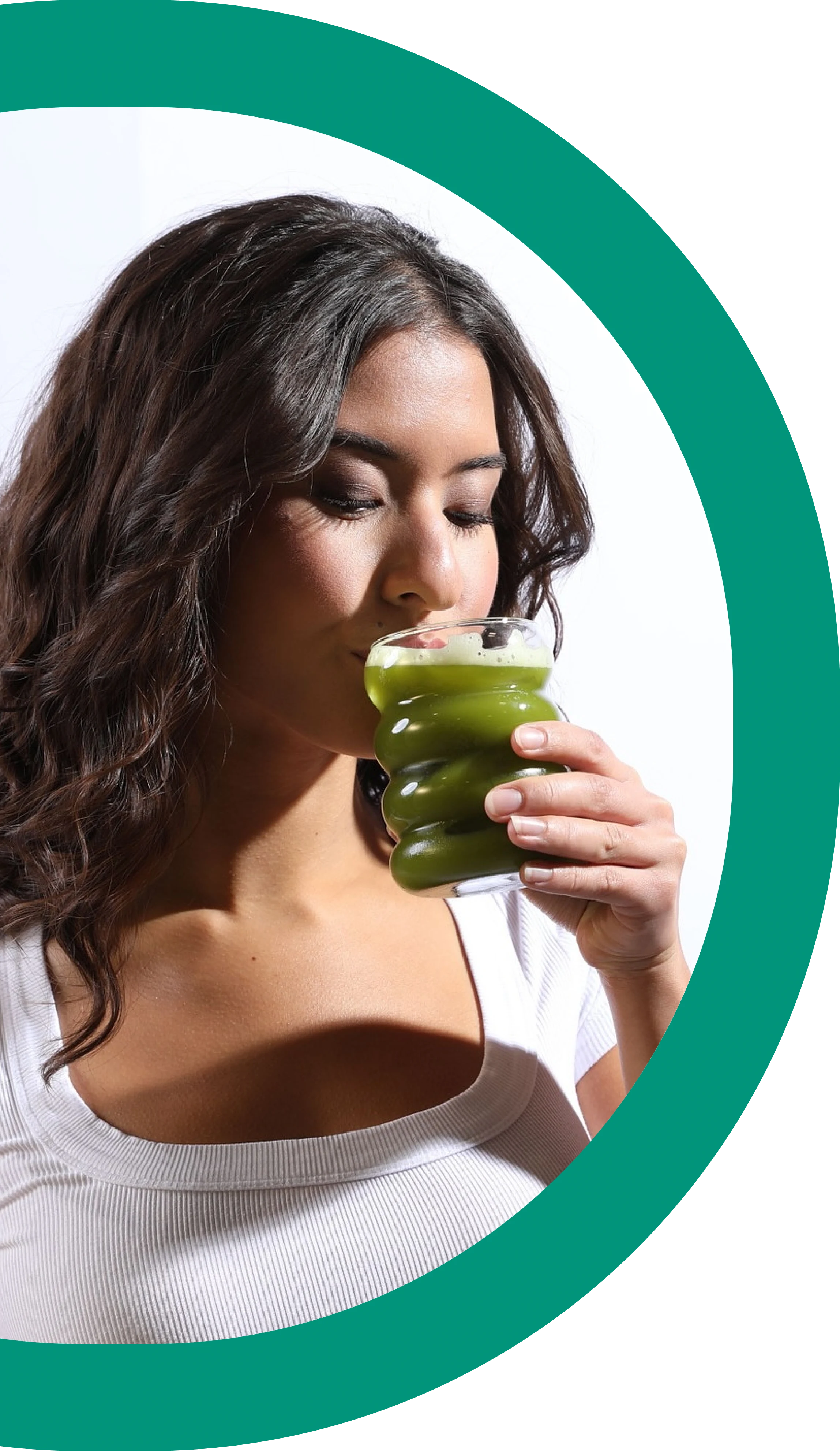 Woman Drinking Sencha